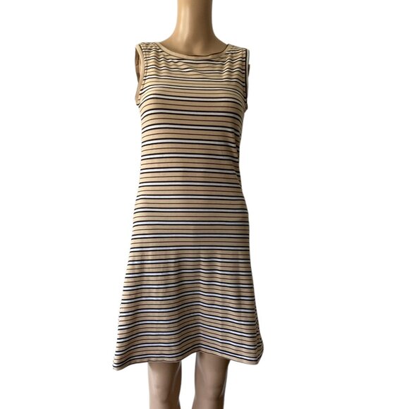 Energie Striped Size S Velour Mini Dress - Picture 1 of 8